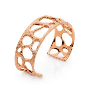 Black diamond and Rose Gold bangle by Stelios Jewellers in Perth