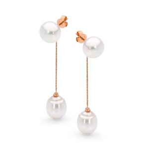 Australian South Sea pearl drop earrings by Stelios Jewellers in Perth