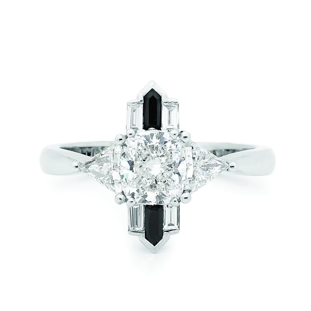 TRILLION engagement ring by Stelios Jewellers in Perth