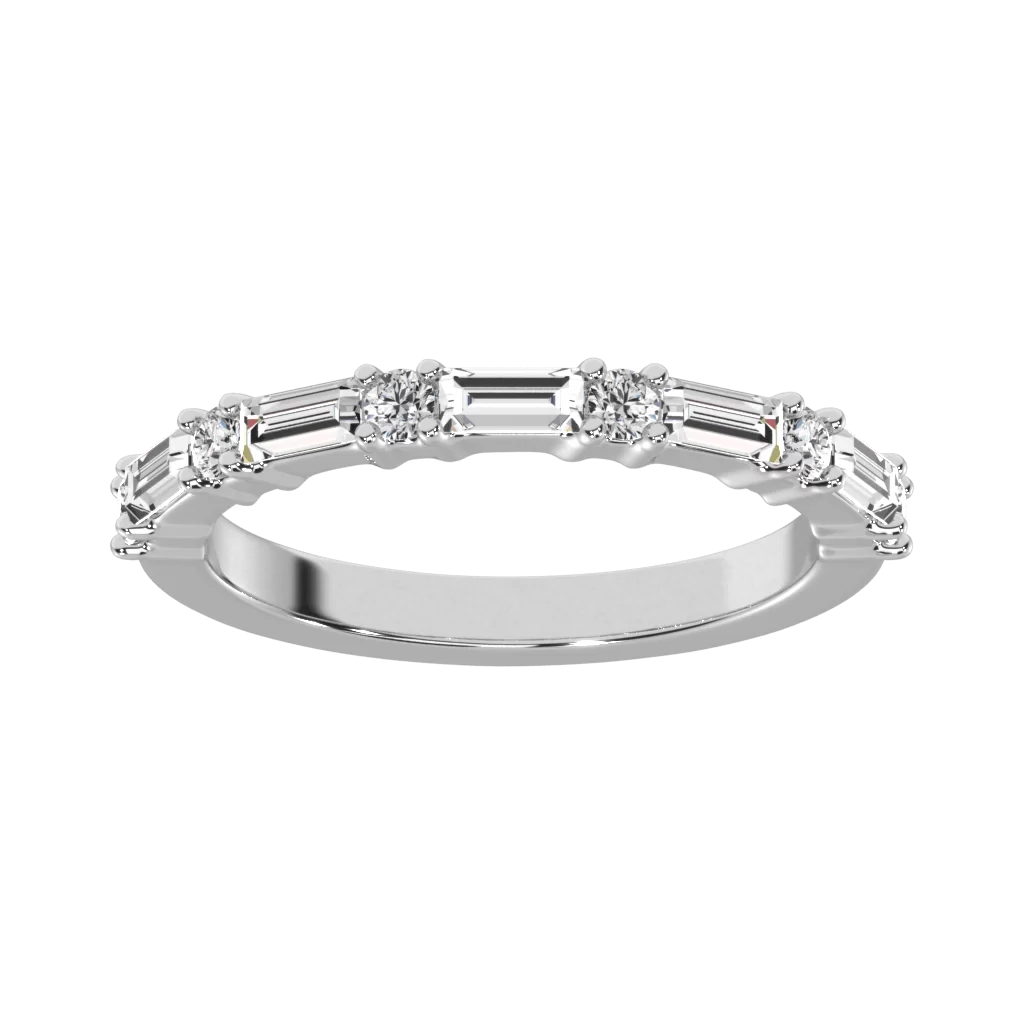Art Deco Ladies Wedding Band