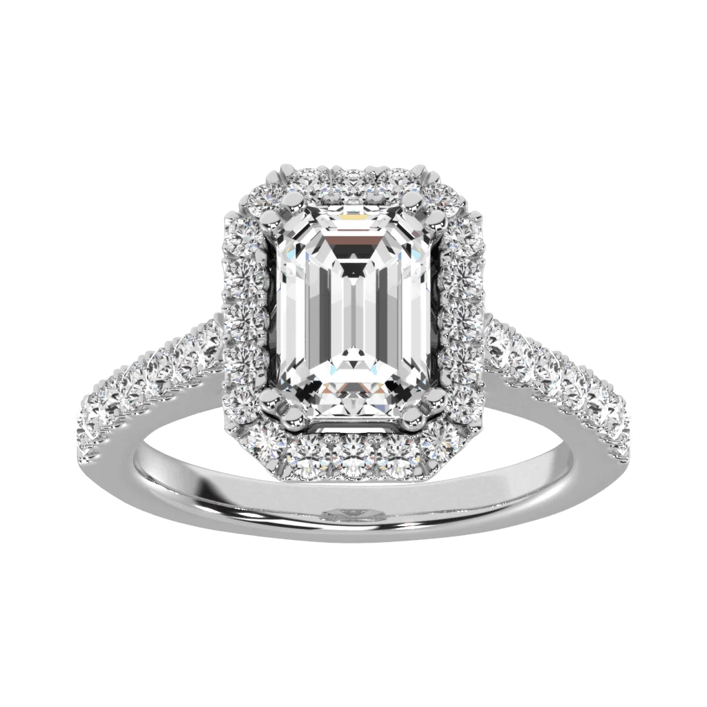 Emerald Cut Diamond Ring