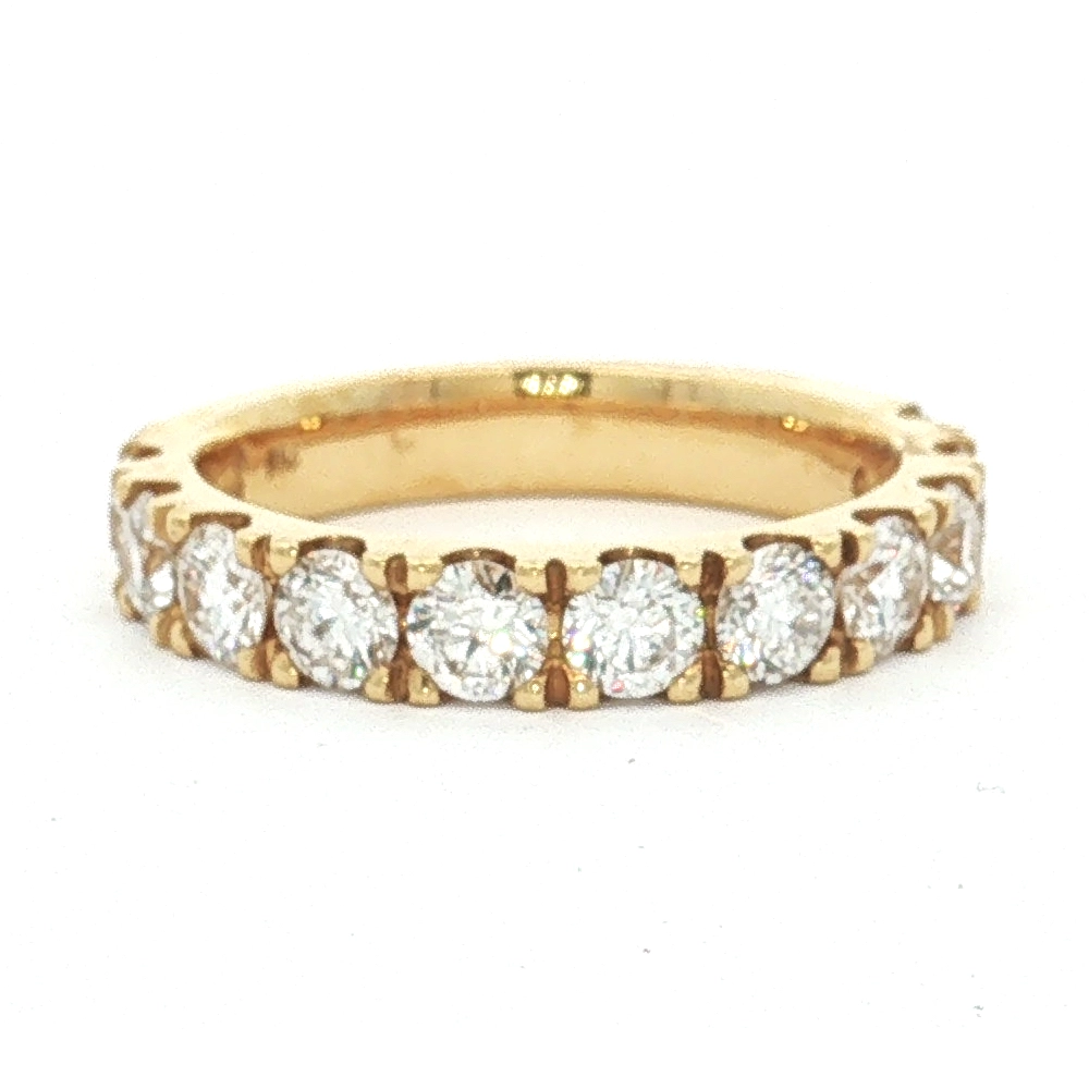 18ct Yellow Gold Lab Grown Diamond Scallop Set Wedding Ring 18ct Yellow Gold Lab Grown Diamond Scallop Set Wedding , Stelios Jewellers Perth
